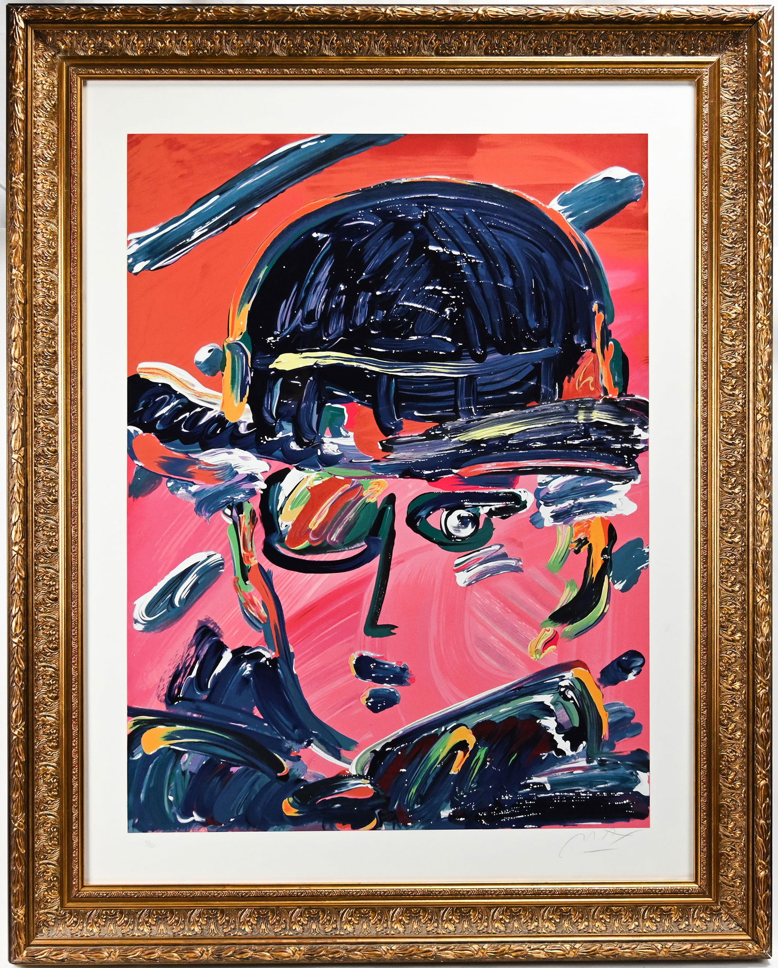 Signed Peter Max "Zero Megalopolis" 1989 Serigraph 92/150 (1 of 6)