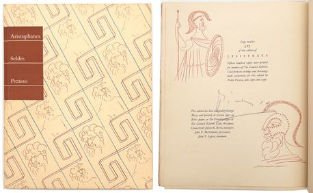Signed Pablo Picasso, Aristophanes Lysistrata, 1934, Limited Edition