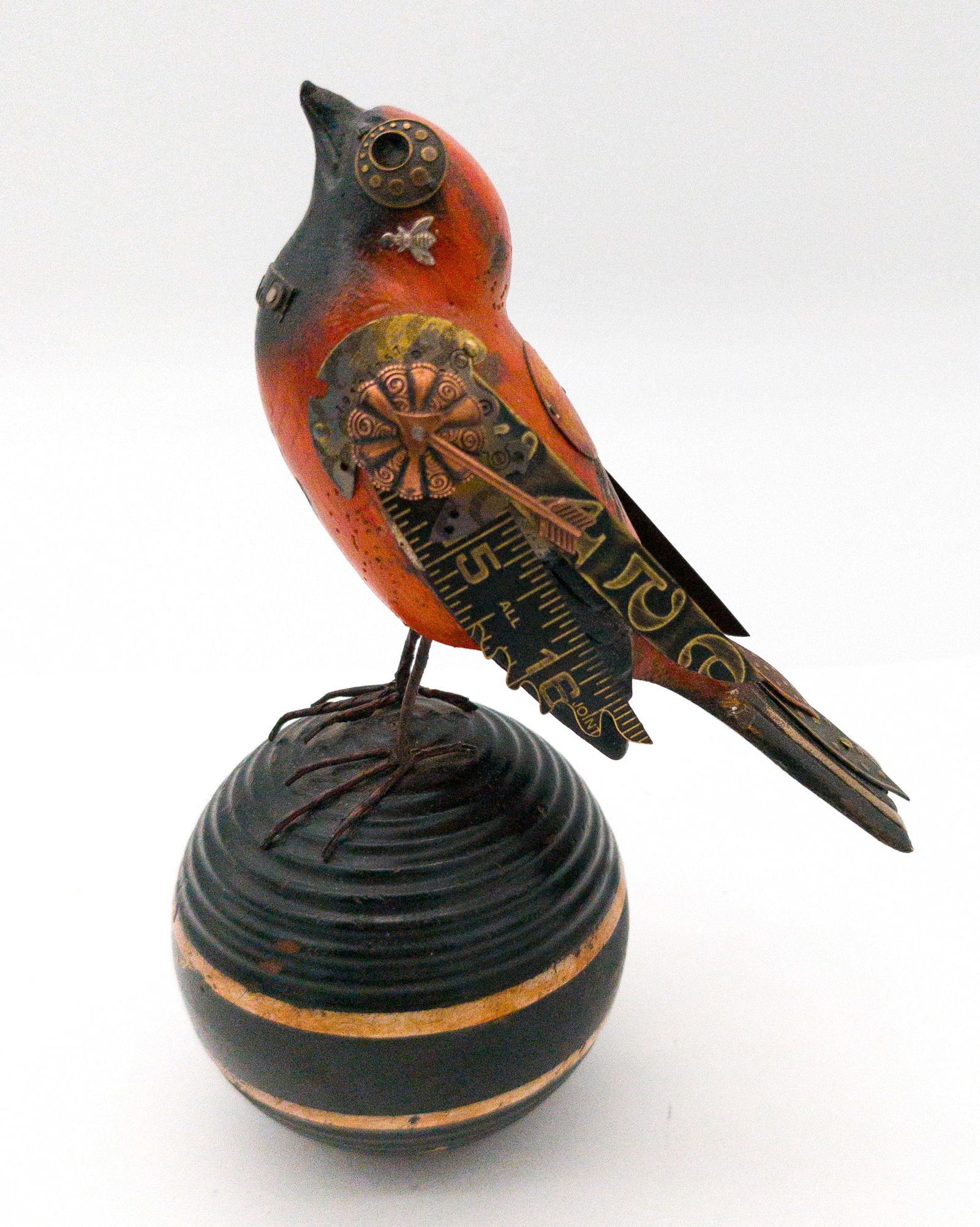 Mullanium 2012 "Bird on Croquet Ball" by Jim and Tori Mullan Recycled Pop Art (1 of 5)
