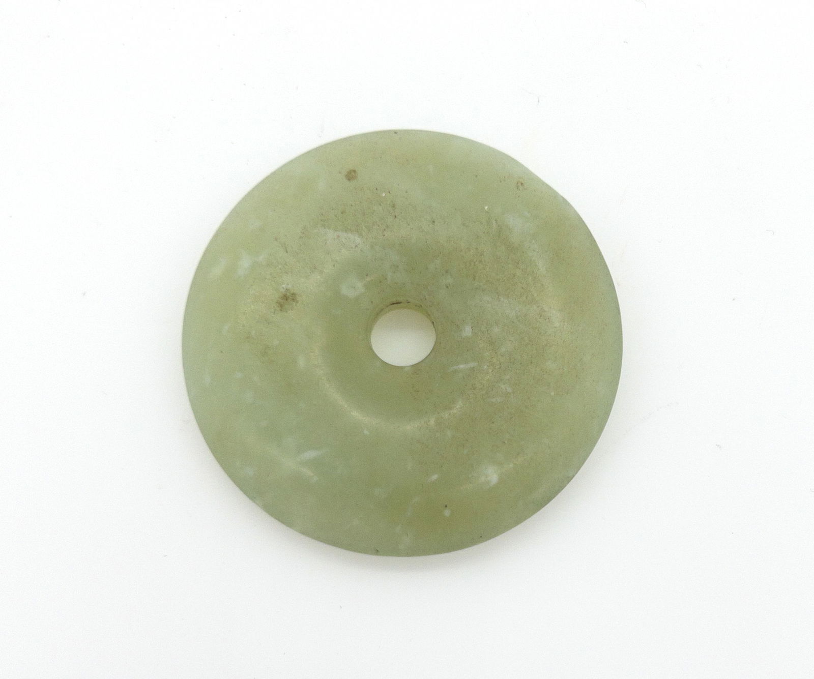 Antique Chinese Green Jade Pi (1 of 3)
