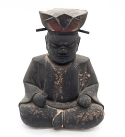 17th/18th C. Japanese Emma Wood Figure