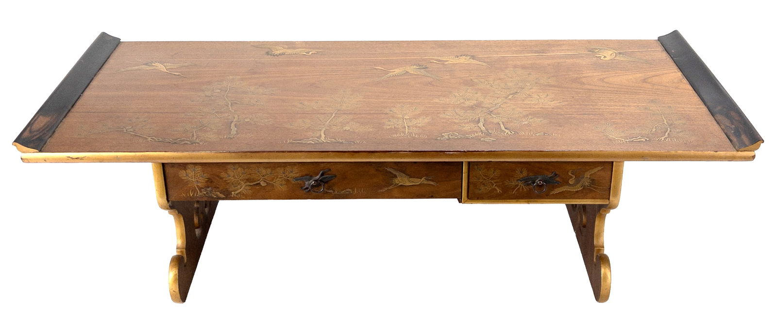Japanese Meiji Lacquer Bundai Writing Desk Table (1 of 9)