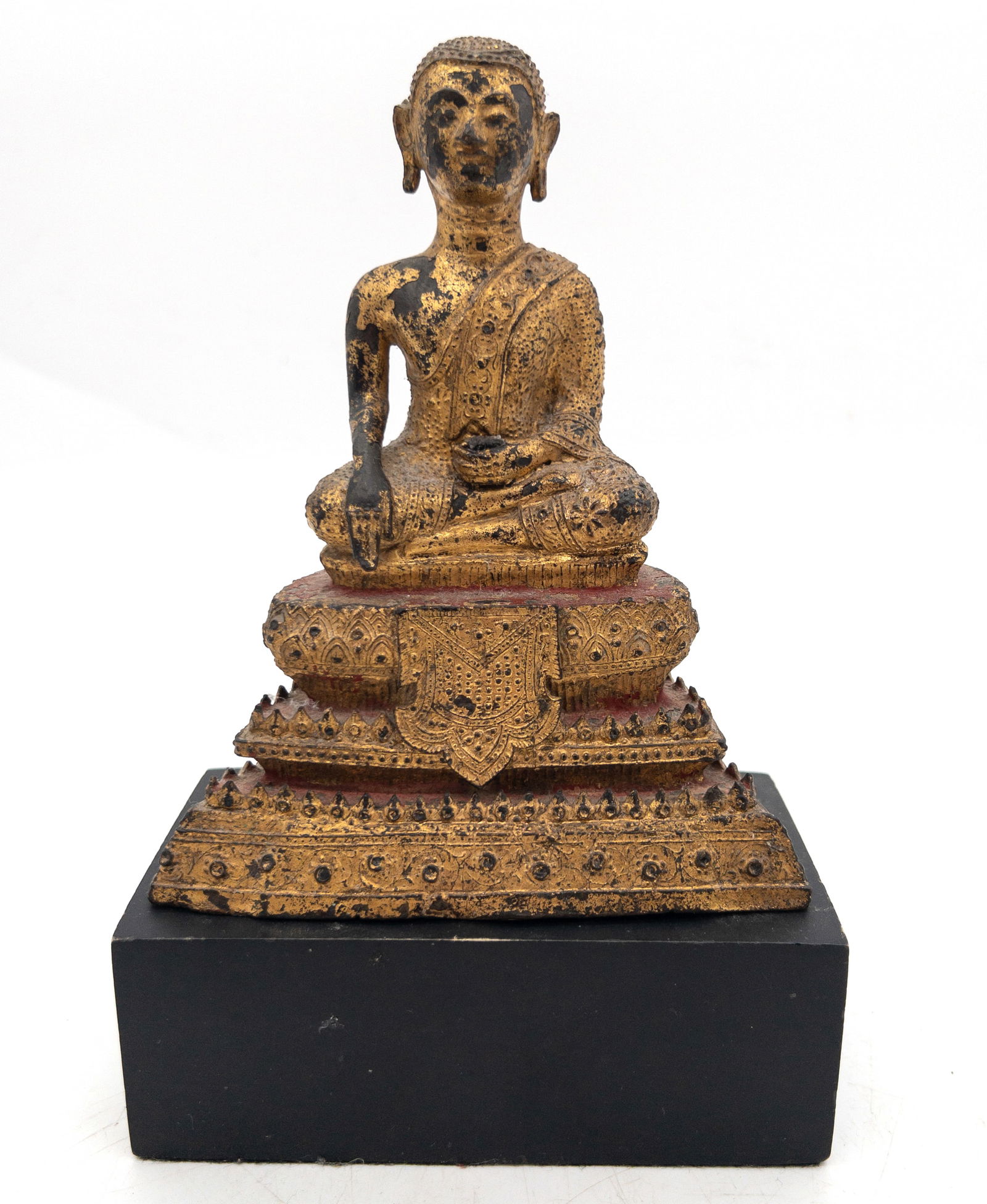Thai Gilt Bronze Monk / Buddha (1 of 5)