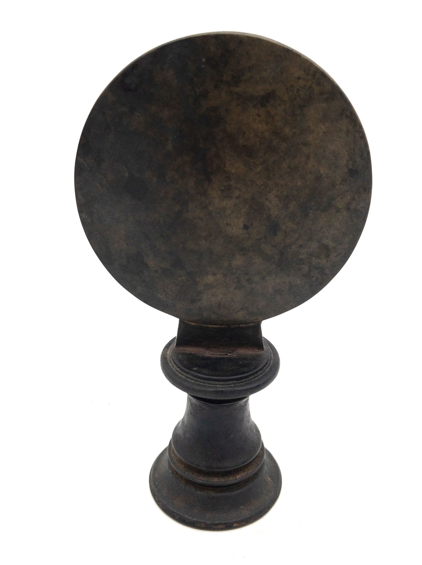 Nepalese Bronze Mirror 16th/17th Century: Nepalese Bronze Mirror 16th/17th Century. Measures appx 7 3/4" tall.