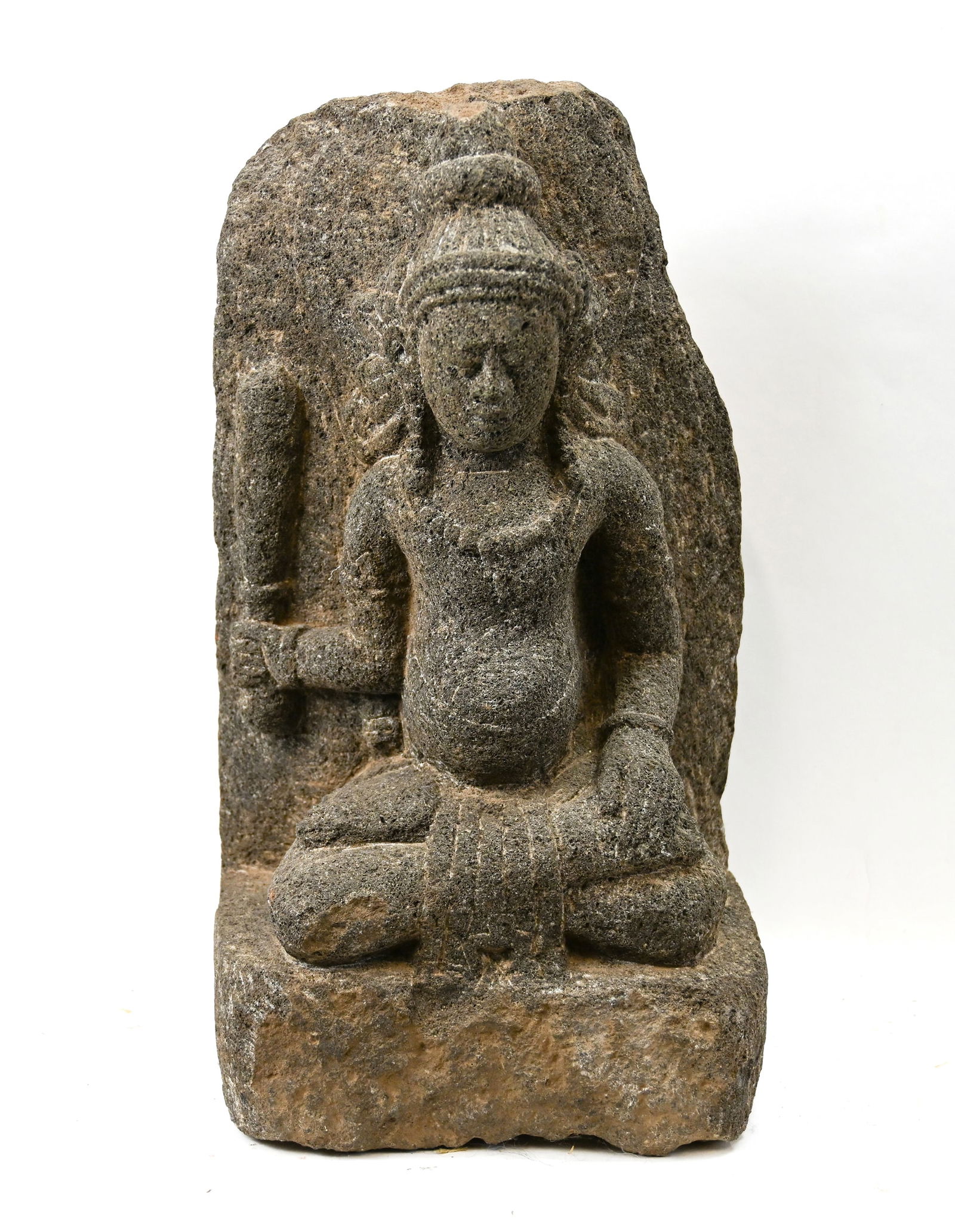 15th C. Javanese Indonesian Stone Guardian Statue (1 of 5)