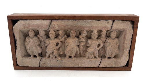 2nd-3rd C. Gandharan Buddhist Relief Sculpture