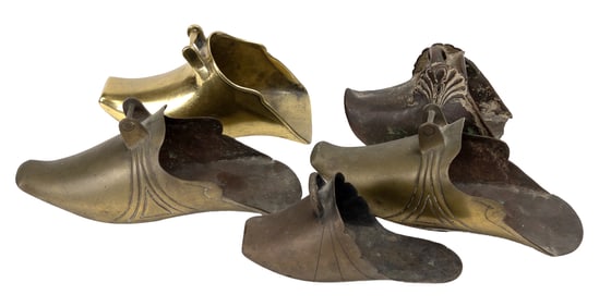 Lot of 5 Metal / Brass South American Stirrups