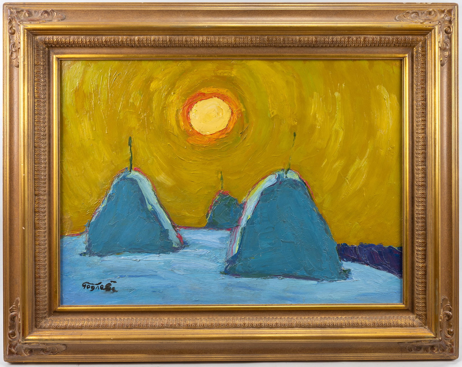 Ivan Godlevsky Russian Abstract Sunrise Painting (1 of 3)