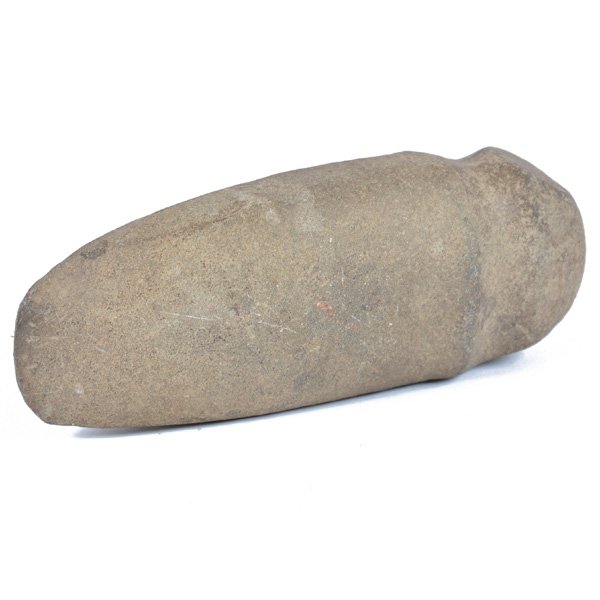 Native American Indian Axe Head: Native American Indian Stone Axe Head, 8"l x 3"w
