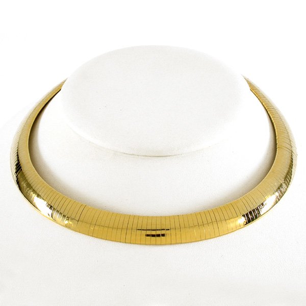 18k omega necklace