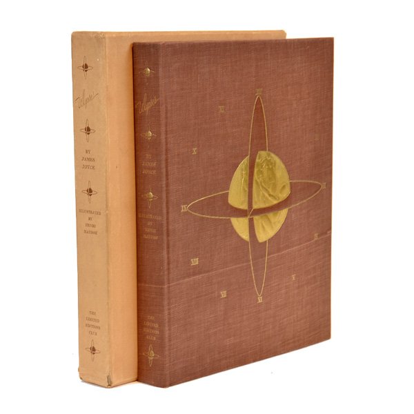 Ulysses,By James Joyce, Signed by Matisse, Ltd Ed Club: Ulysses, by James Joyce, signed by Henri Matisse, The Limited Editions Club, New York 1935, folio, Illustrated by Henri Matisse including twenty drawings and six original etchings, signed by Matisse a
