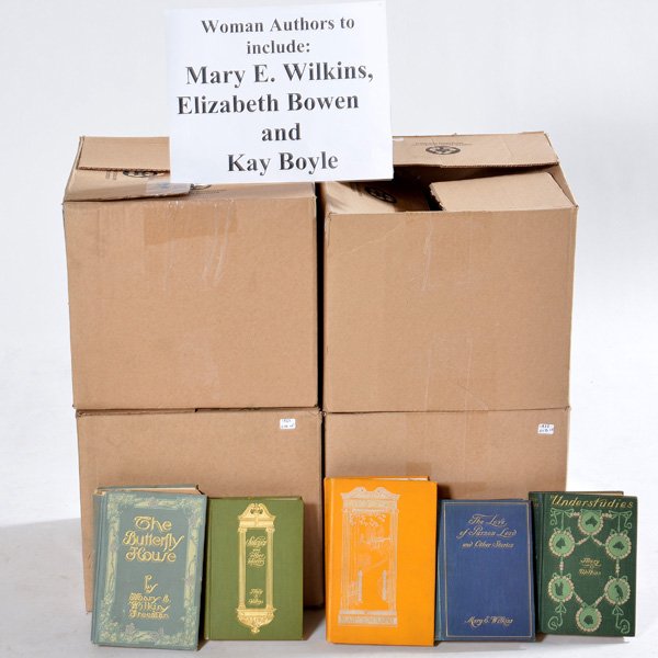 Large Lot of Woman Authors: Large lot of woman authors to include: Mary E. Wilkins, Elizabeth Bowen, Alice Brown,Kay Boyle and possibly others, good condition.