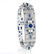 18 Karat Gold Art Deco Sapphire & Diamond Bracelet