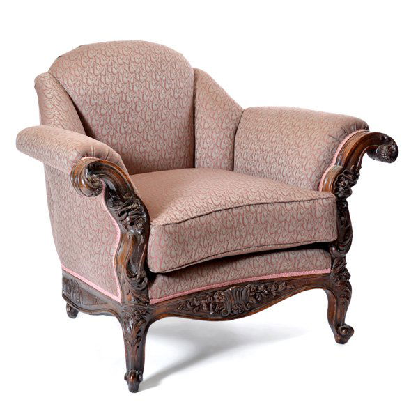 Victorian Overstuffed Arm Chair