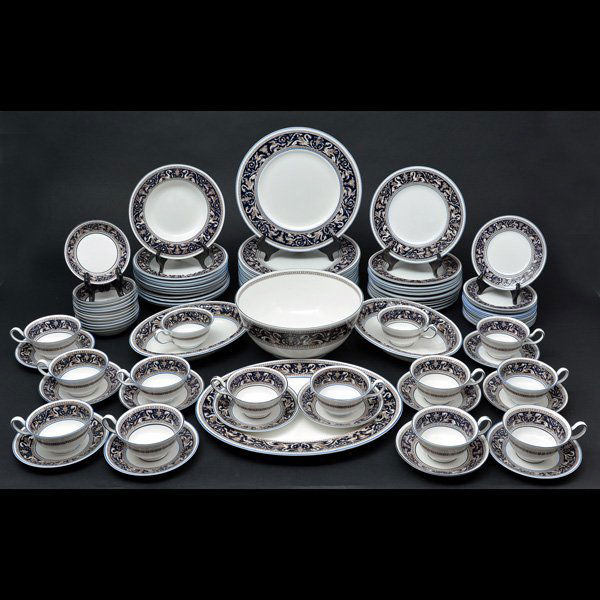 Wedgwood &quot; Florentine&quot; Dinnerware Set for 12 - Jun 07, 2014 | San
