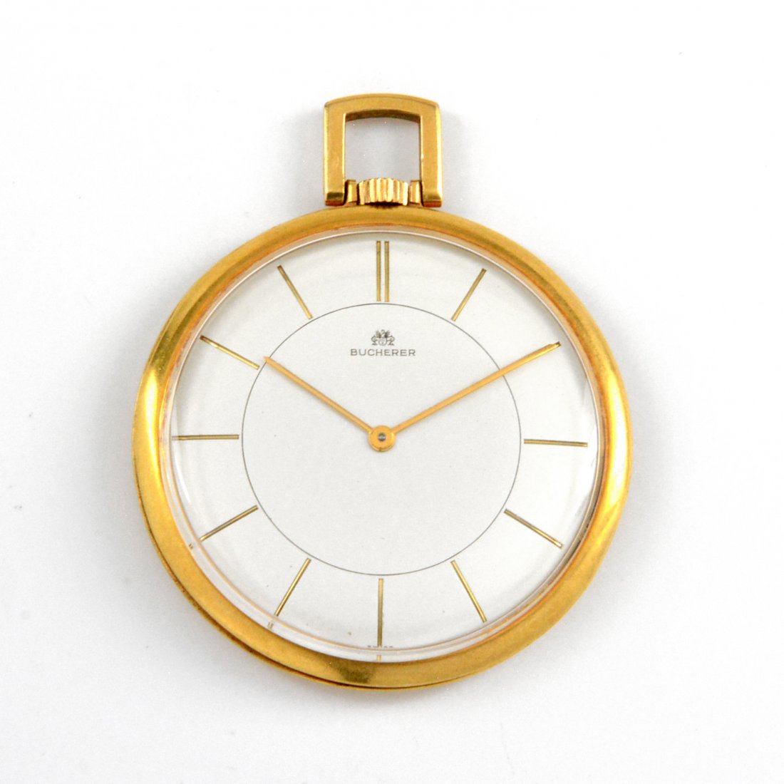 bucherer pocket watch 17 jewels incabloc