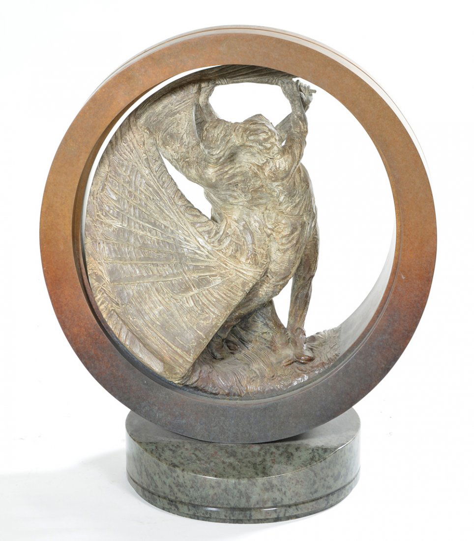 Richard MacDonald U.S. Open bronze golf trophy, 42/100 (1 of 2)