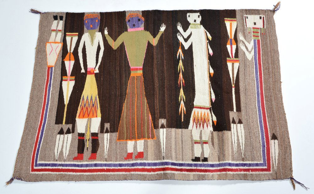 Yei weaving, 4' 2" x 2' 11" (1 of 1)