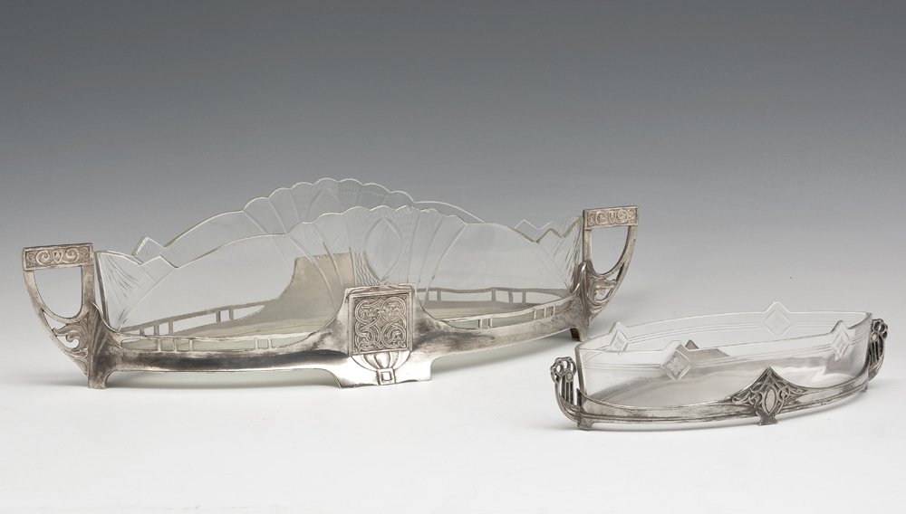 2 WMF art deco boat shaped centerpieces (1 of 1)