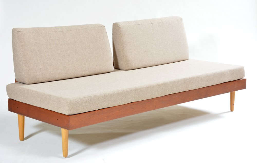Mid century modern Danish teak daybed/ sofa (1 of 2)