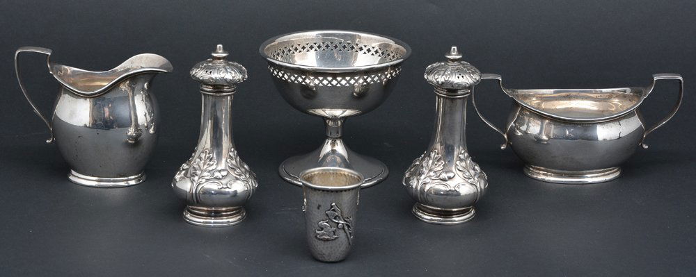 Grouping of Gorham sterling holloware (1 of 1)