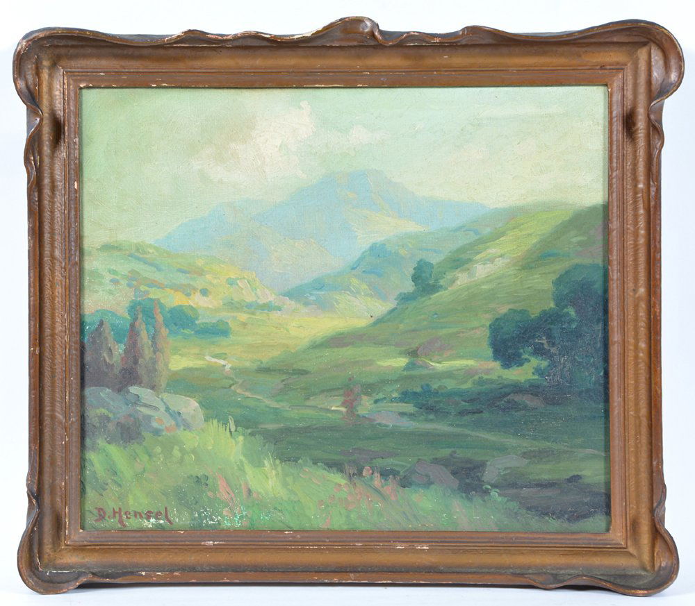Gustav Adolf "Dolph" Hensel, California foothills (1 of 3)