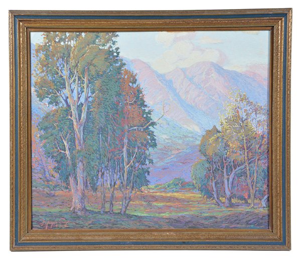 Fred Grayson Sayre, serigraph, California landscape (1 of 2)