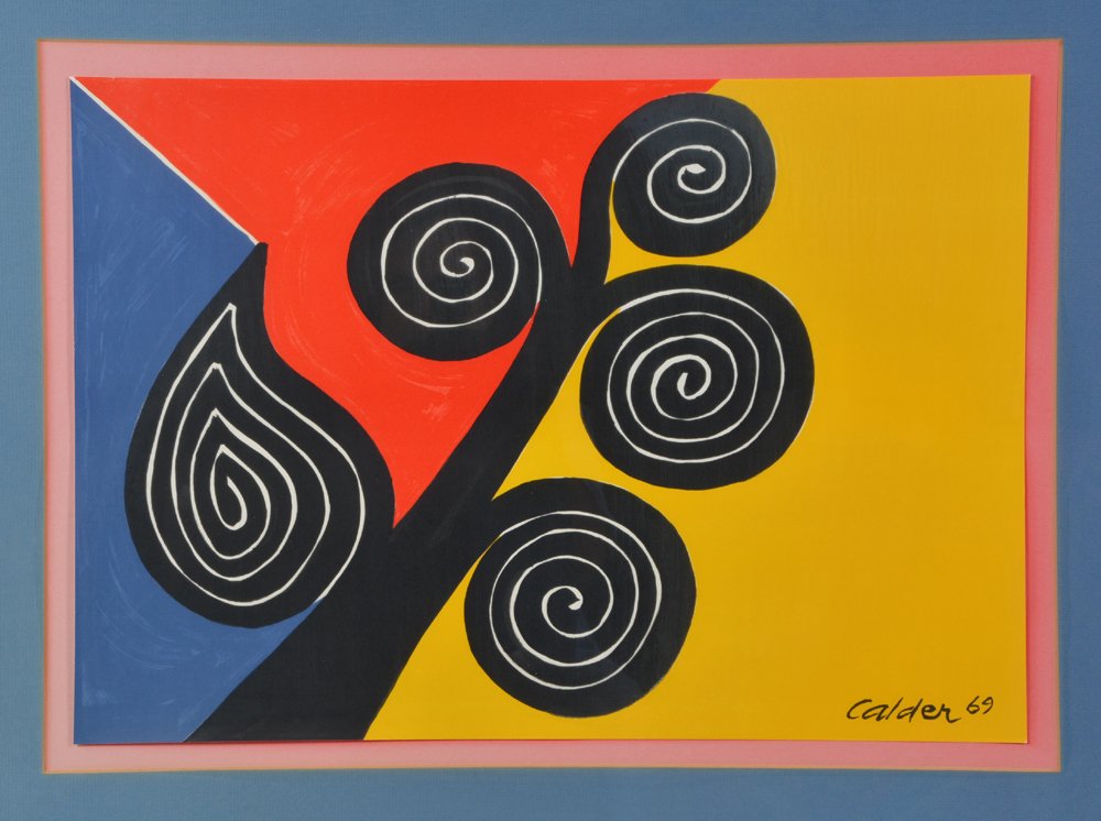 Alexander Calder "Autumn Harvest" Lithograph 1969 (1 of 2)