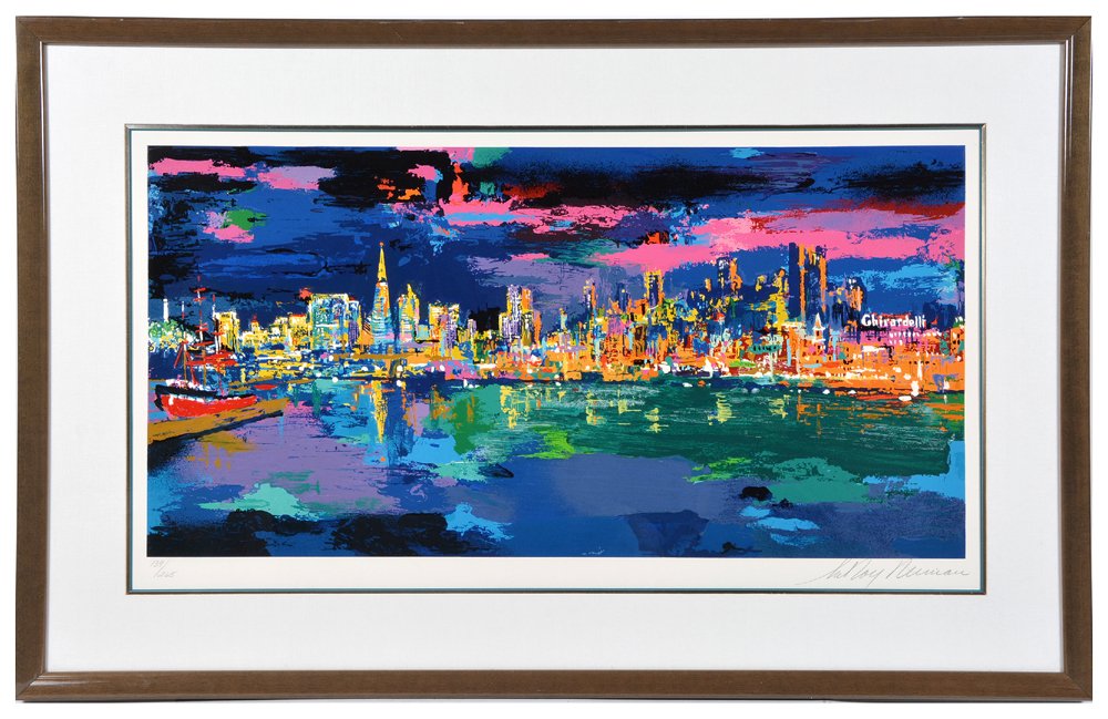 Leroy Neiman serigraph, "City by the Bay", 139/265 (1 of 5)