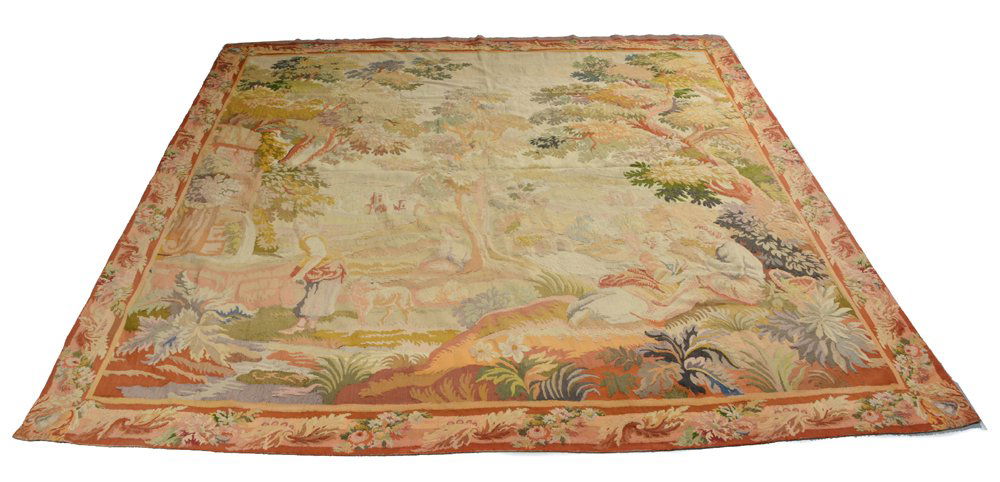 19th c Continental woven tapestry (1 of 4)