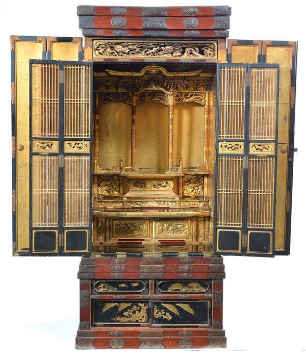 Japanese Meiji Butsudan Buddhist Altar/ Shrine (1 of 4)