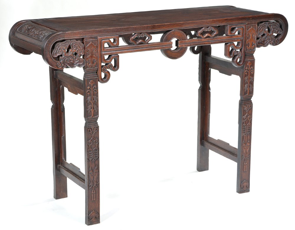 Chinese altar table, 47" (1 of 2)
