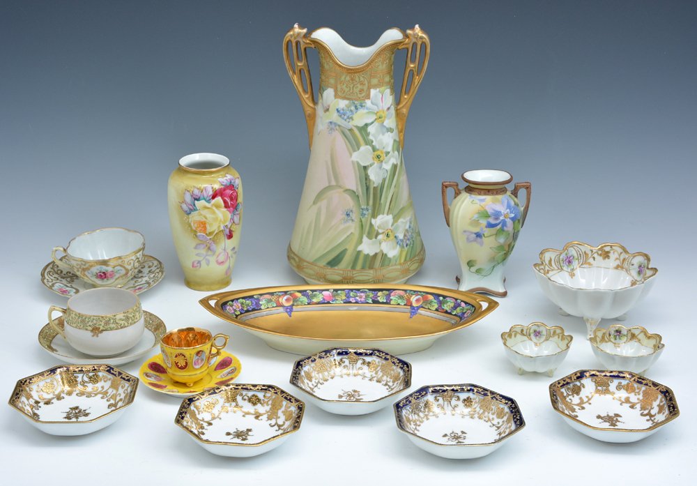 Lot of Nippon & Japanese Handpainted Porcelain (1 of 1)