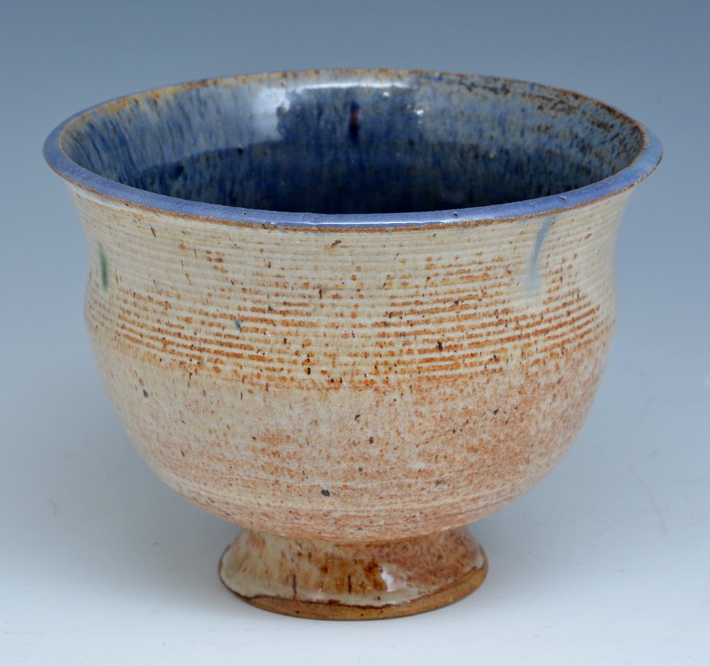 Pond Farm ceramic bowl, 5" tall x 6.5" diameter (1 of 3)