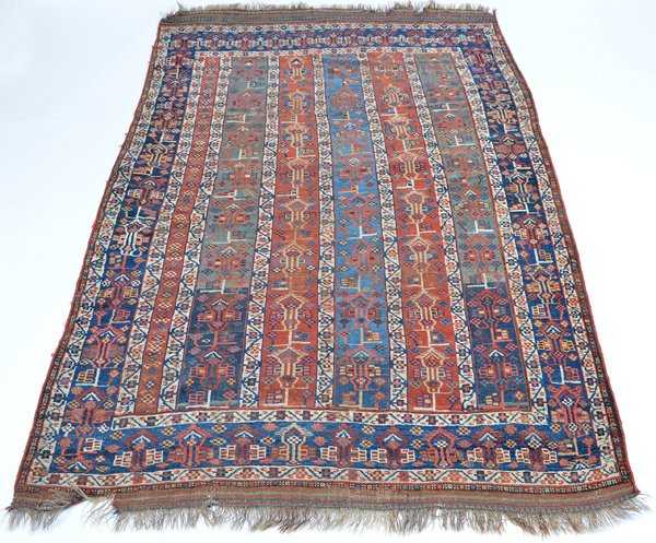 Antique Persian Scatter Rug, 7'2" x 4'7" (1 of 2)