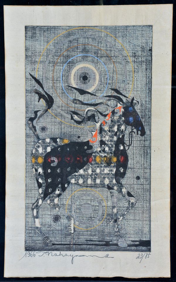 Tadashi Nakayama (born 1927). Prancing Horse, 1966 (1 of 3)