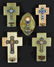 5 Champleve Enamel And Onyx Holy Water Fonts