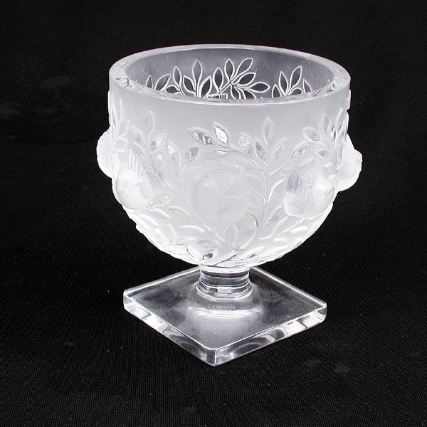 14 Lalique Candy Dish, Bird Relief