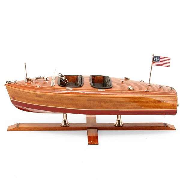 Chris-Craft Style Speed Boat Model (1 of 1)