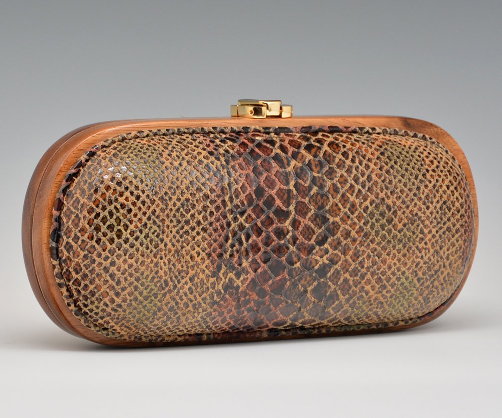 Timmy Woods Bullet Shape Snakeskin Handbag (1 of 1)