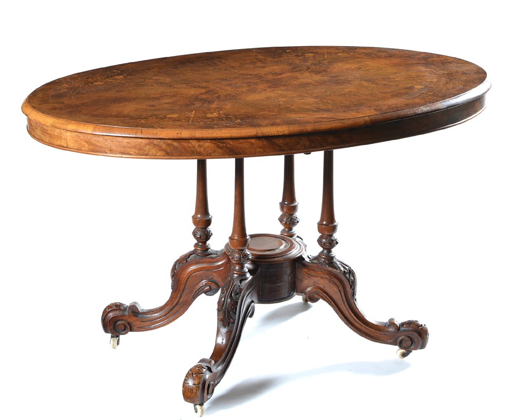 English Victorian tilt top tea table (1 of 2)