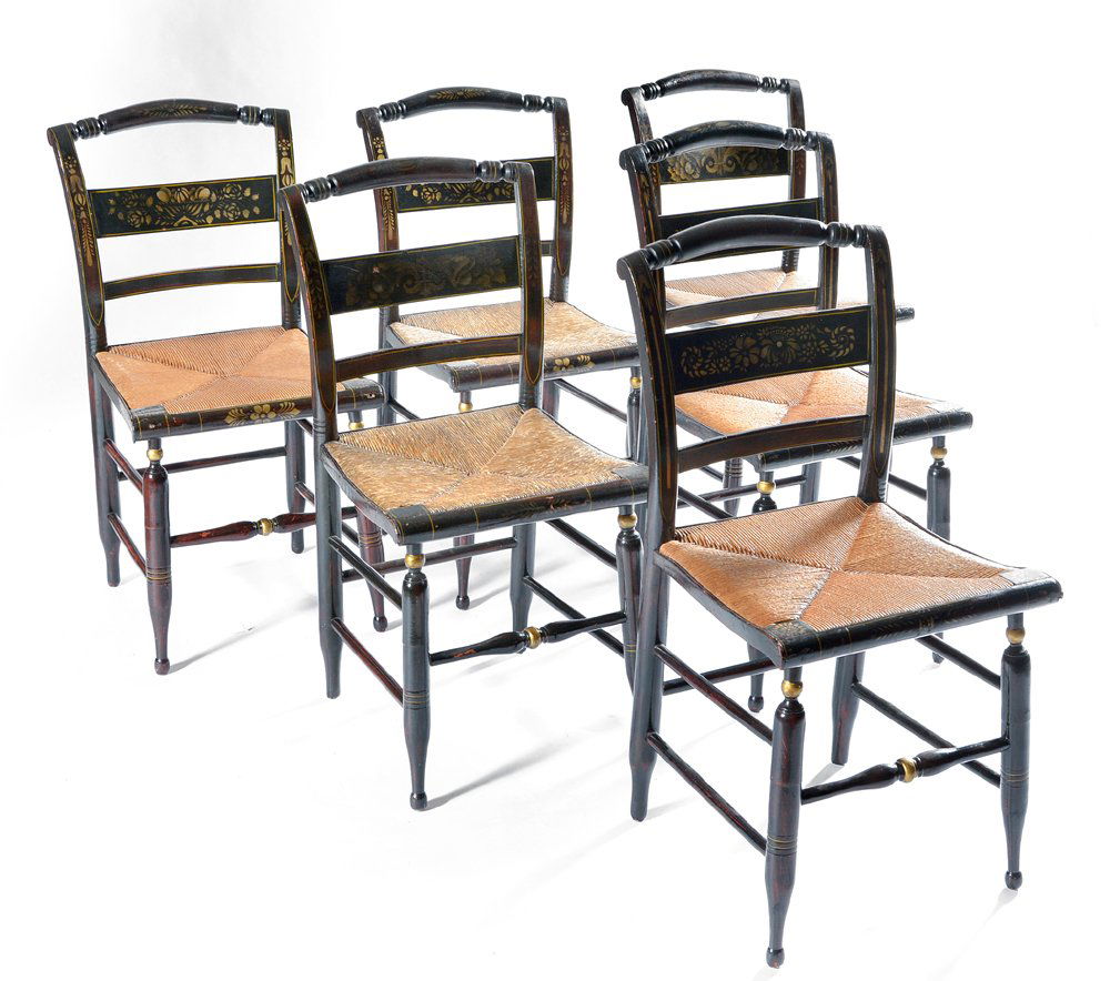 6 Continental Thumback Chairs (1 of 1)