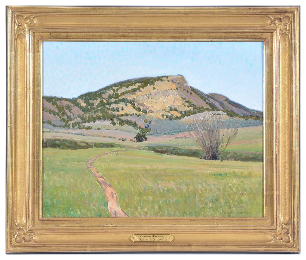 LeConte Stewart, Coalville Mountain , oil on canvas (1 of 4)