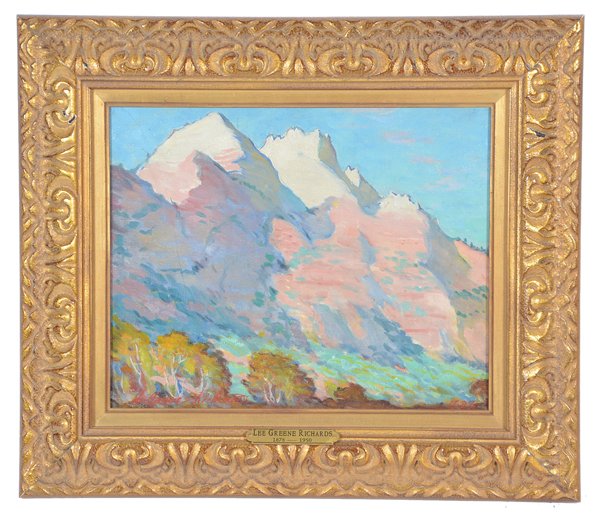 Lee Greene Richards, Mountain Landscape, oil/canvas (1 of 3)