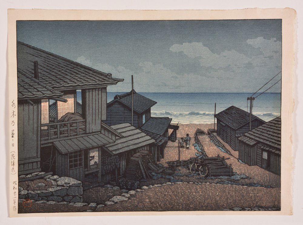 Hasui Kawase woodblock (1 of 4)