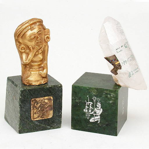 Bronze, Trader Vic Bergeron, "pre Columbian Figure