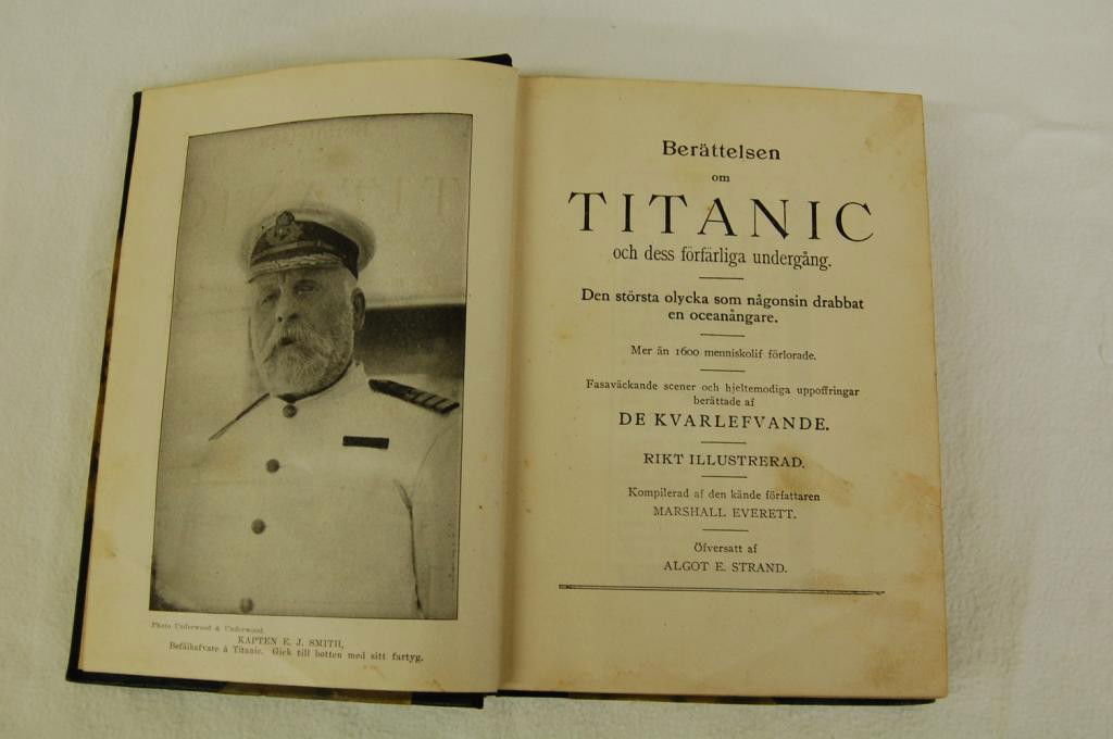 1912 GERMAN TITANIC BOOK BY P. A. LINDBERG
