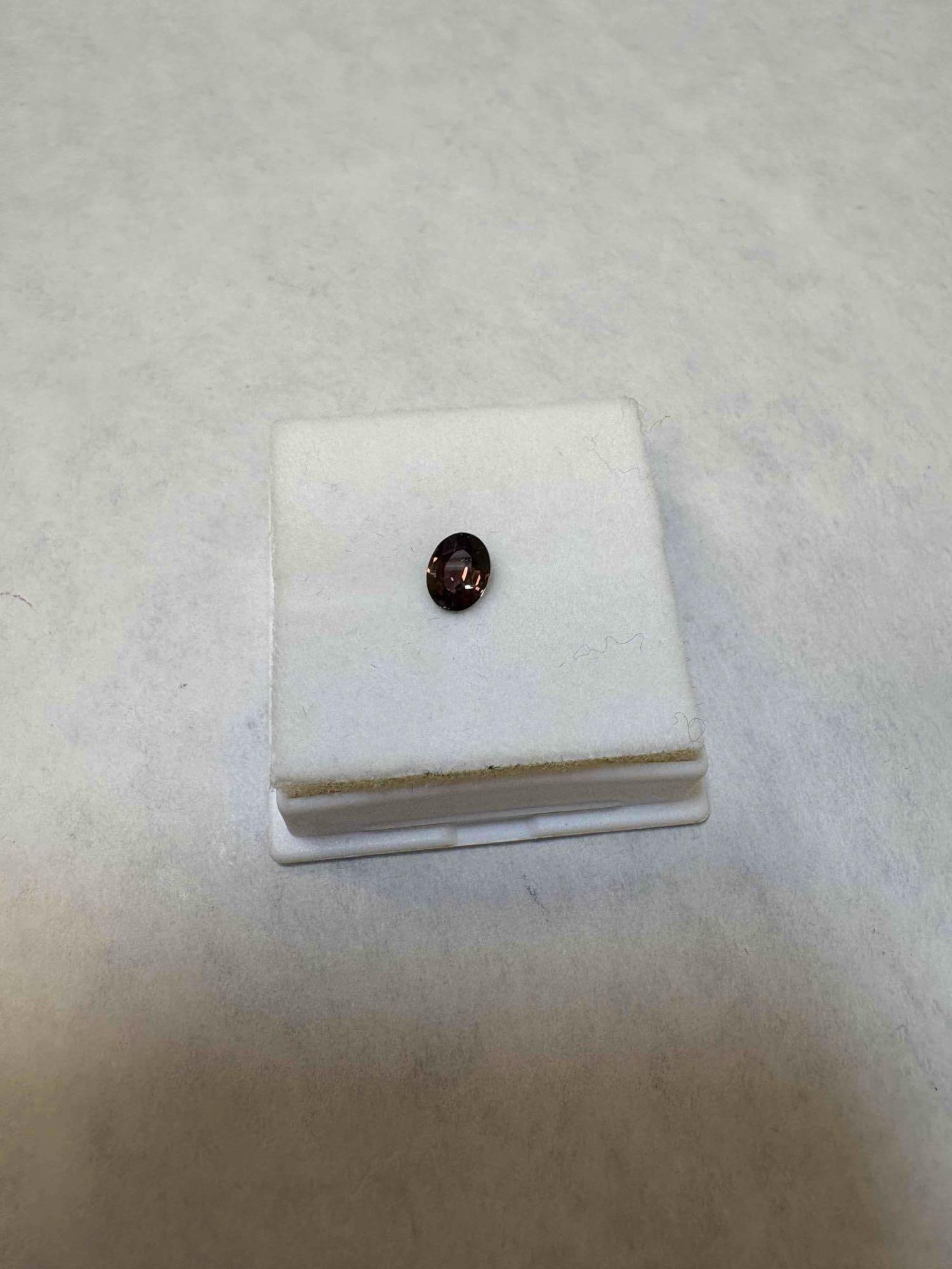 Color Change Sapphire Oval Cut .96Ct 6x5mm:  