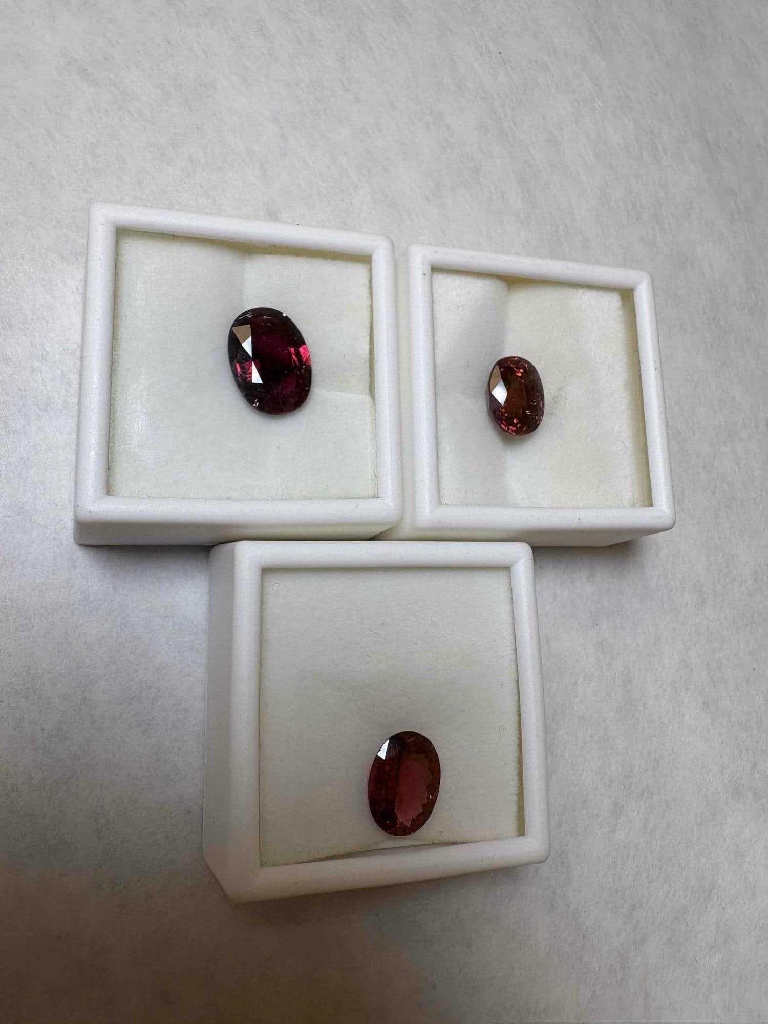 Three Loose Tourmalines (1 of 4)