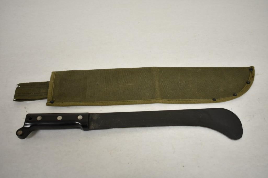 U.S. Ontario Knife Bolo Machete w Sheath (1 of 12)